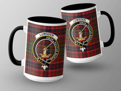 Scottish Clan Lumsden Plaid Tartan Mug - Living Stone Gifts