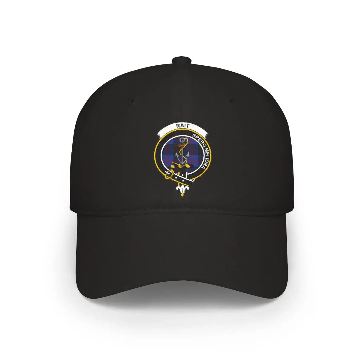 Rait Spero Meliora Emblem on Black Cap Accessory