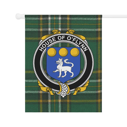 House of O'Flynn Shield Emblem Tartan Banner Flag