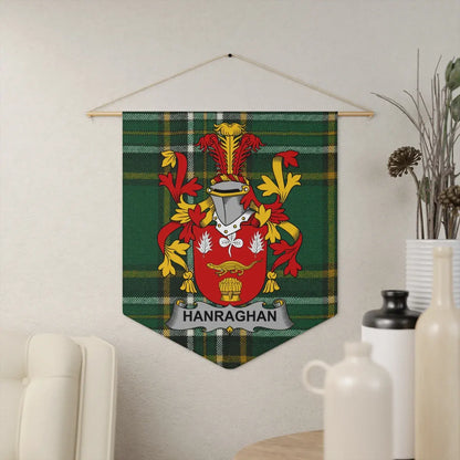 Hanraghan Family Crest Tartan Wall Hanging product