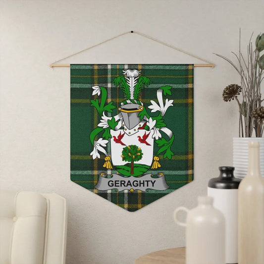 Scottish Heritage Geraghty Family Tartan Wall Banner product