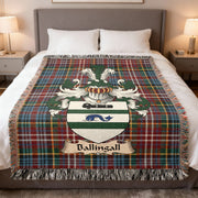 Ballingall Family Shield Scottish Woven Blanket