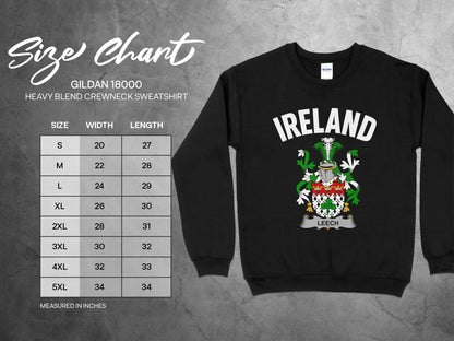 Ireland Leech Family Crest Heavy Blend Crewneck product