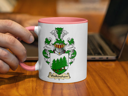 Walkinshaw Clan Coat of Arms Mug for Heritage Lovers - Living Stone Gifts