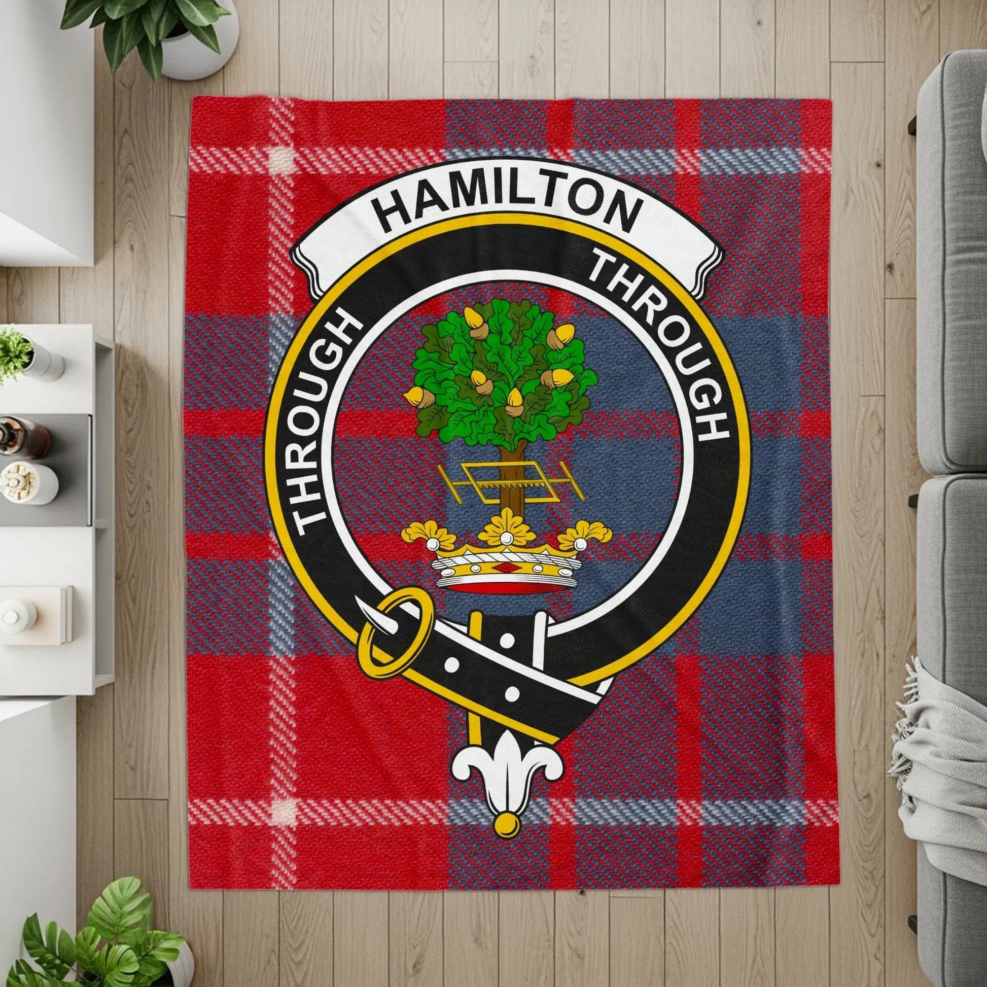 Hamilton Through Tartan Blanket product type