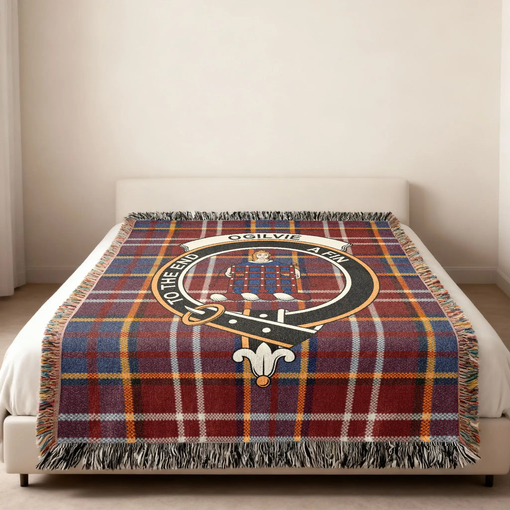 Scottish Clan Ogilvie Tartan Plaid Blanket product
