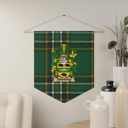Sweeney Family Crest Plaid Wall Decor Tapestry product type