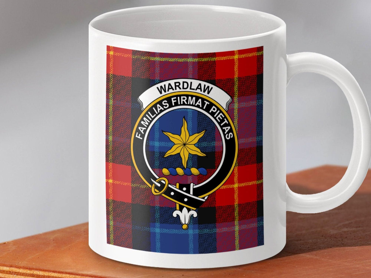 Wardlaw Familias Firmat Pietas Tartan Mug product