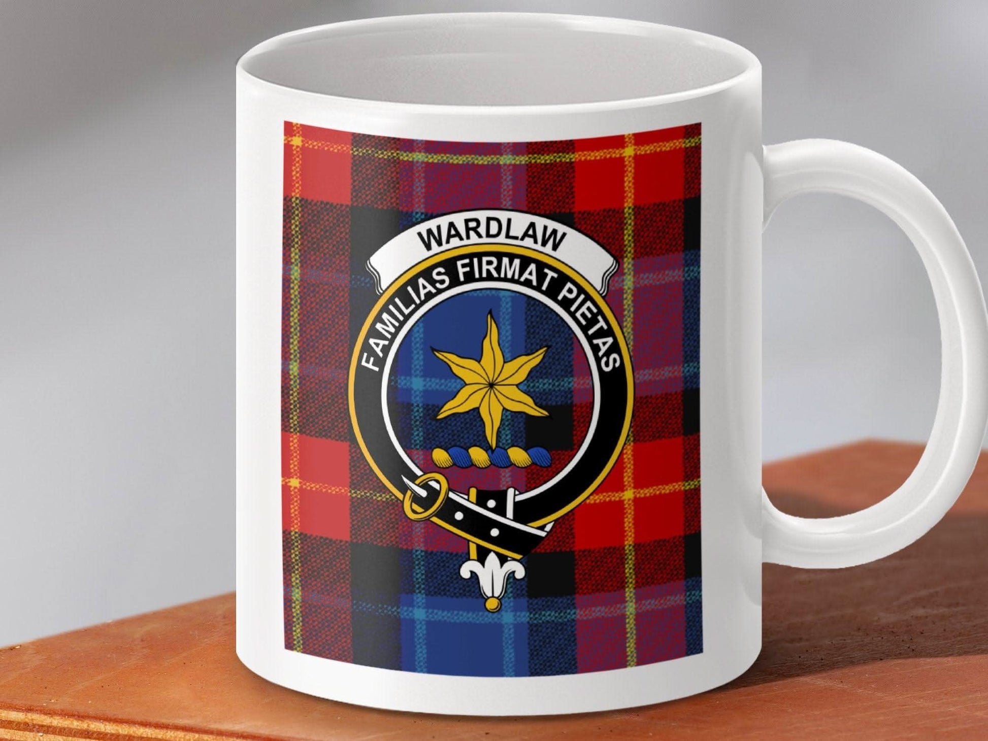Wardlaw Familias Firmat Pietas Tartan Mug product