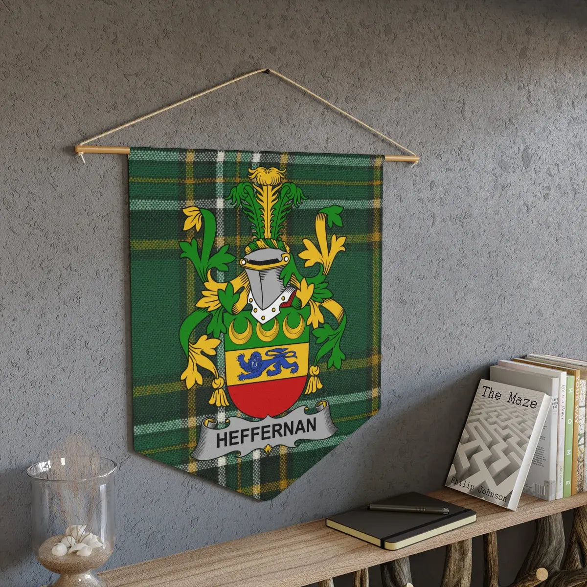 Heffernan Coat of Arms Family Crest Wall Banner product