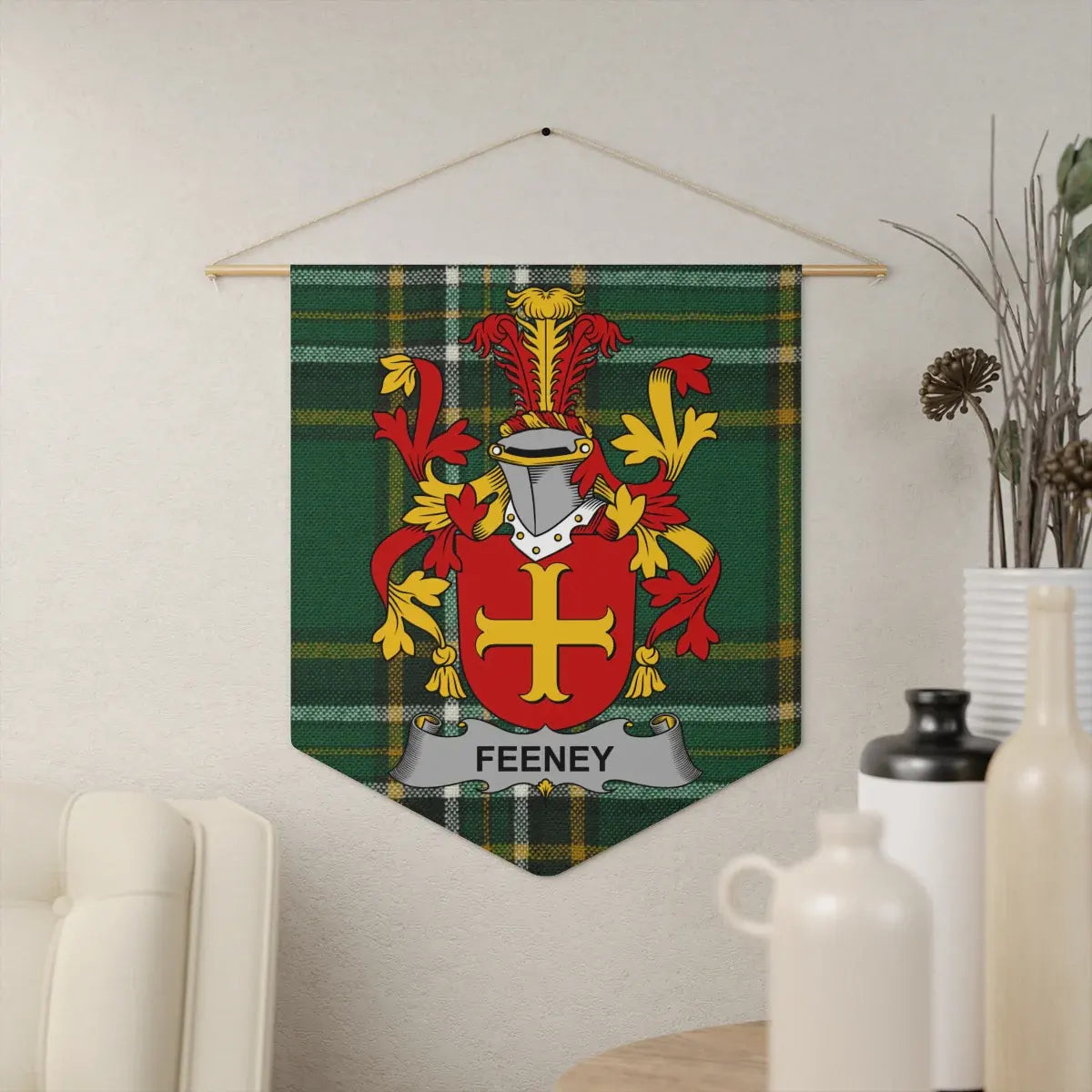 Customizable Family Crest Wall Hanging product
