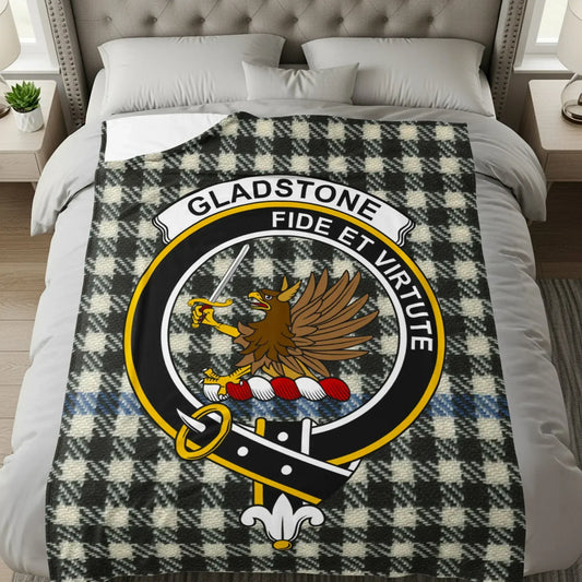 Gladstone Fide Et Virtute Crest Design Blanket product