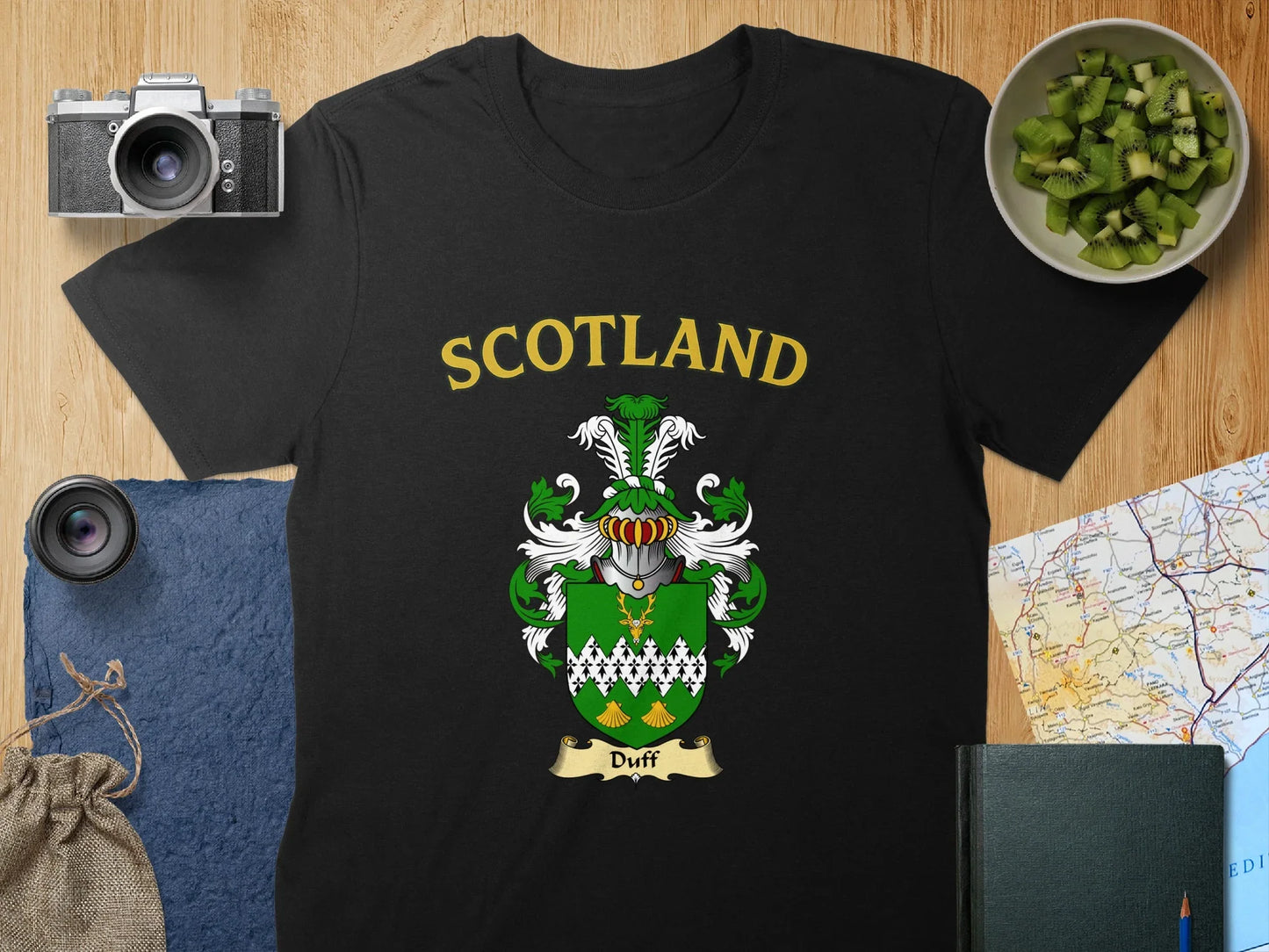 Scotland Duff Crest T-shirt Beautiful Heritage Apparel product