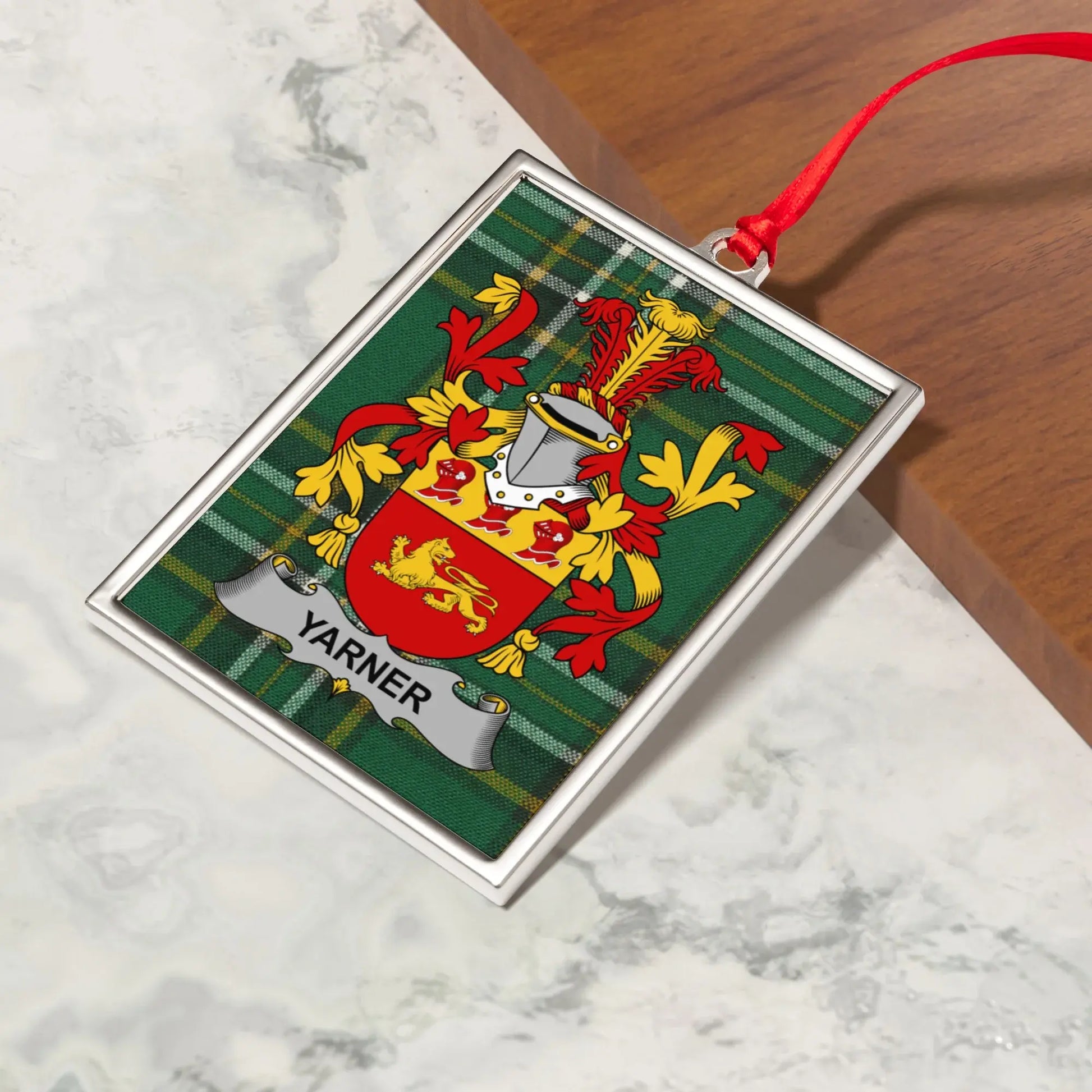 Yarner Coat of Arms Red Green Hanging Decor product type
