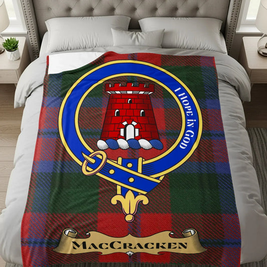 MacCracken Clan Symbol Printed Blanket product