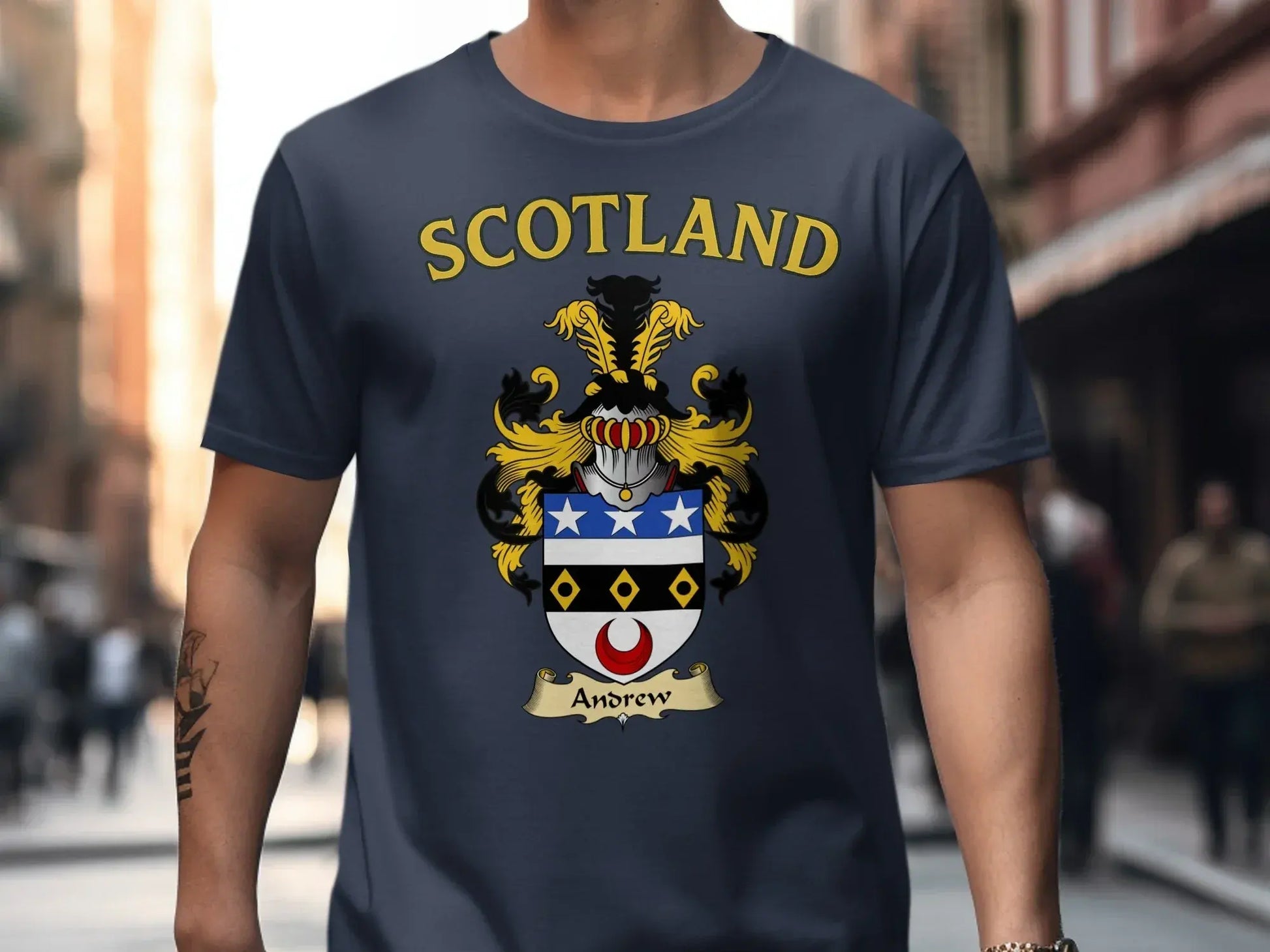 Scotland Andrew Emblem Graphic T-Shirt product