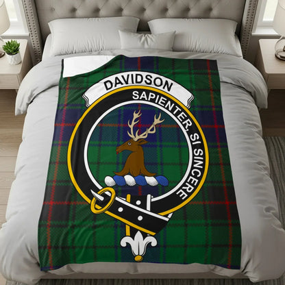 Davidson Family Crest Plaid Design Blanket product