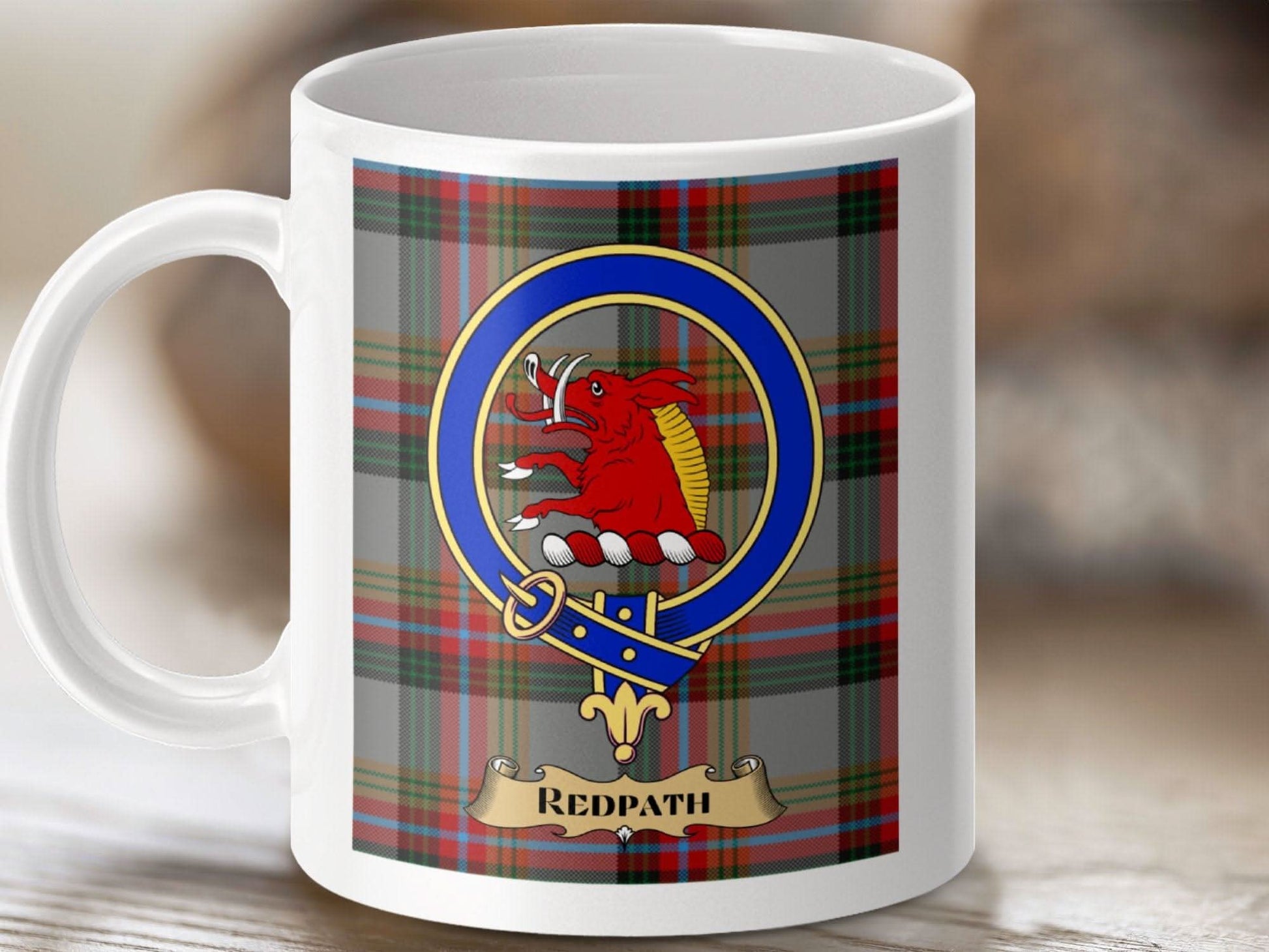 Redpath Clan Crest Personalized Coffee Mug product