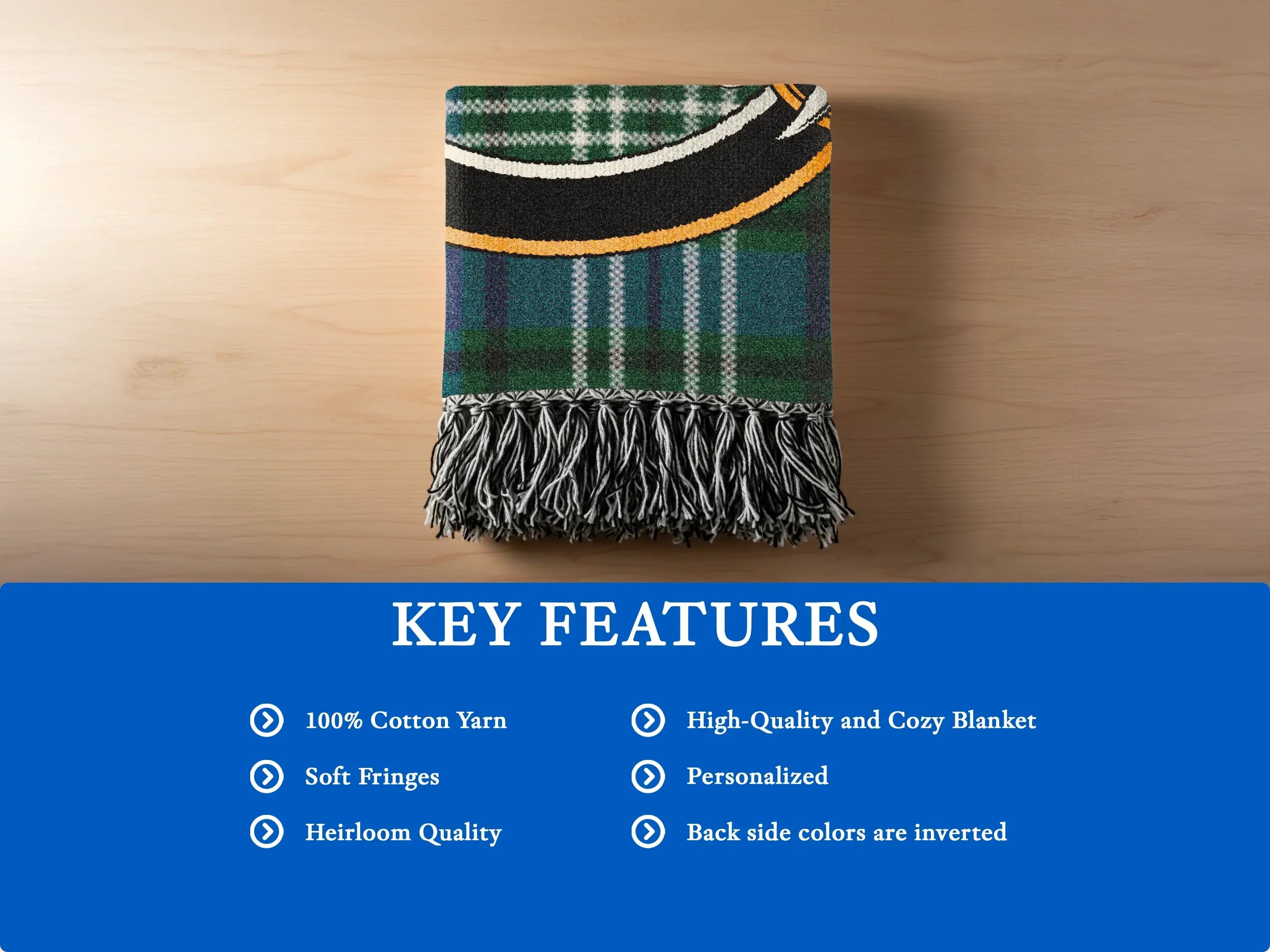 Personalized High-Quality and Cozy Blanket Textured Blanket