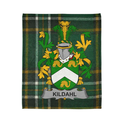 Personalized Family Crest Tartan Pattern Blanket product