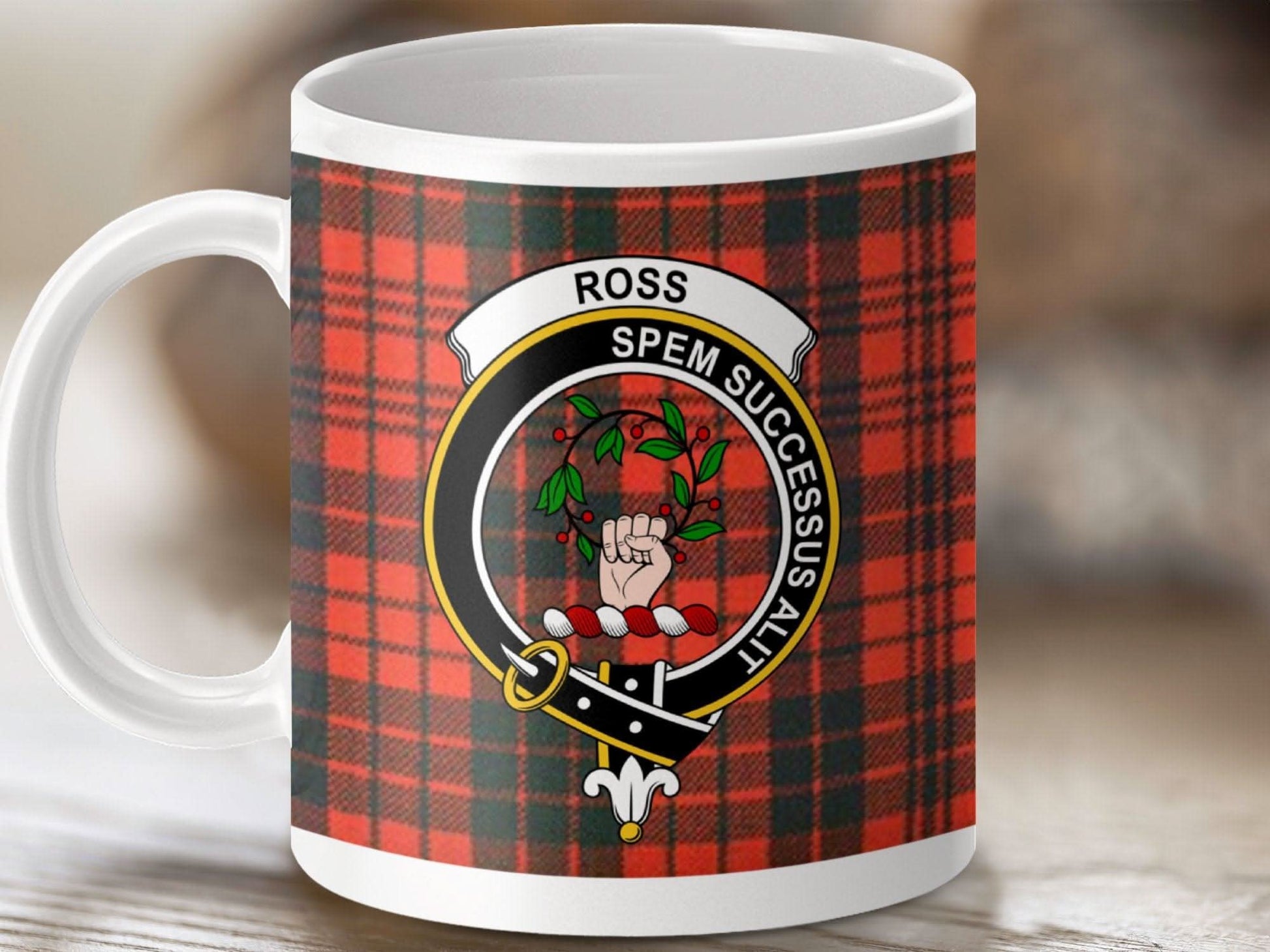 Ross Spem Successus Clan Tartan Design Mug product