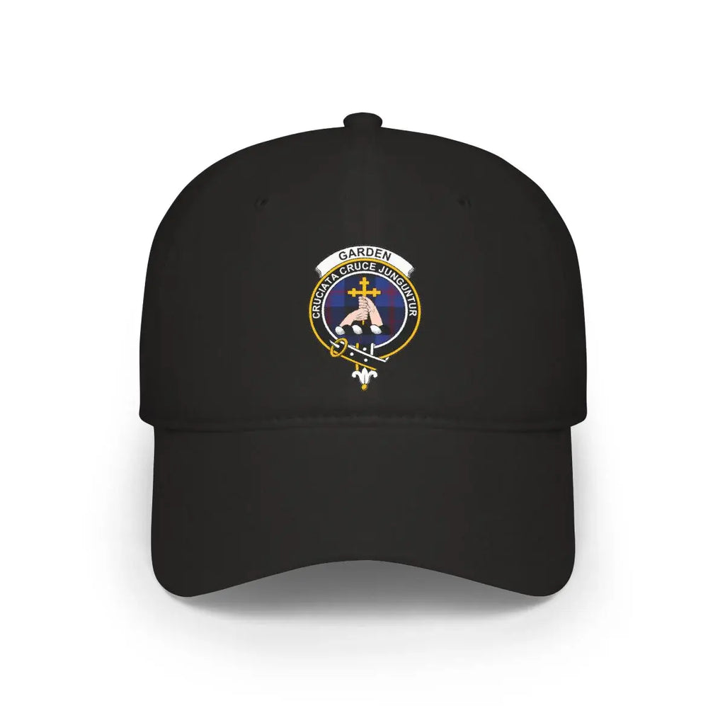 Black Hat with Cruciata Cruce Junguntur Logo Embroidery