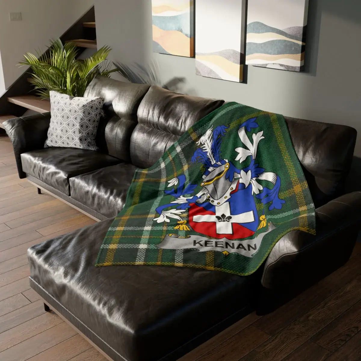 Customizable Keenan Family Crest Blanket product