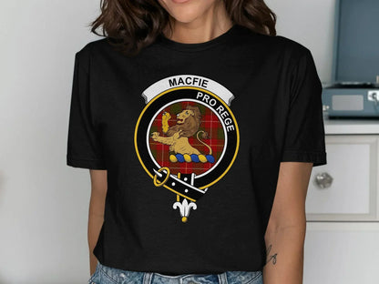 Macfie Pro Rege Crest Design T-Shirt product type