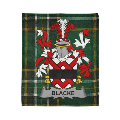 Blacke Tartan Crest Design Blanket product