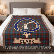 Clark Clan Tartan Woven Blanket