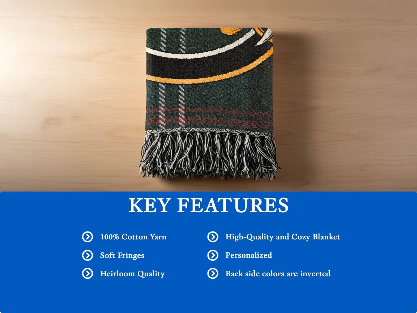 High-Quality and Cozy Blanket Soft Fringes Blanket