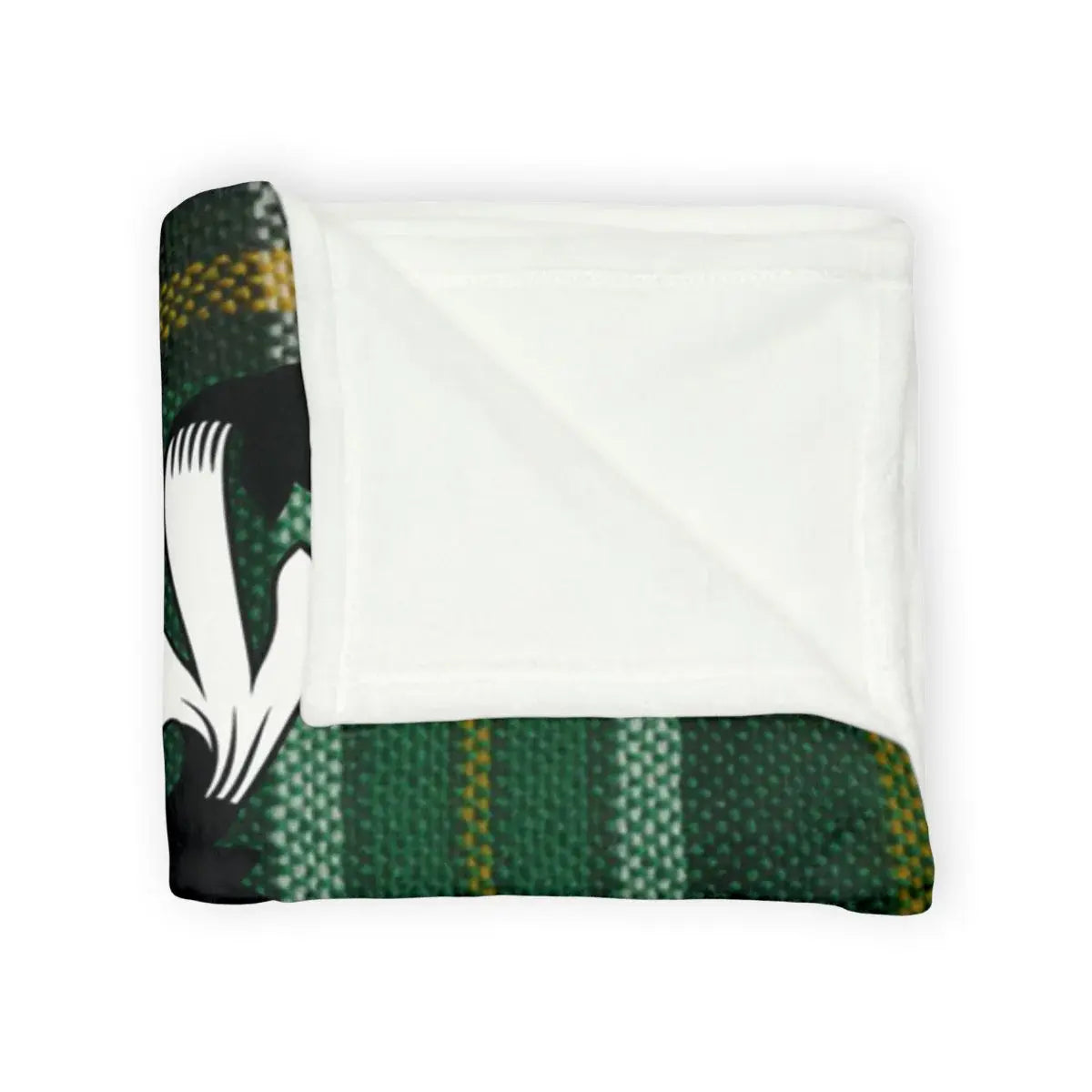 Cozy Warm and Stylish Green and Black Blanket product