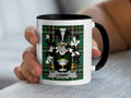 Lowry Irish family crest black accent mug