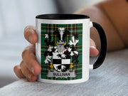 Sullivan Irish Family Crest Accent Mug