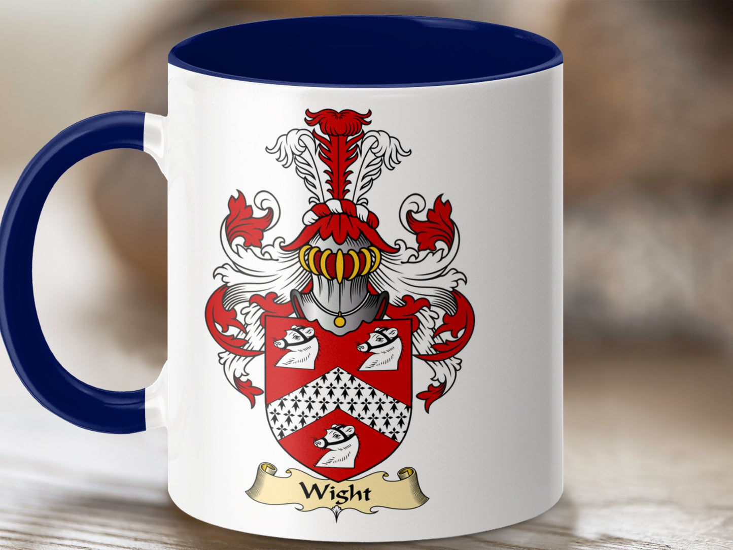 Clan Wight Scottish Family Heritage Emblem Mug - Living Stone Gifts