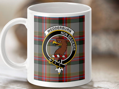 Clan Wedderburn Non Degener Plaid Mug product type