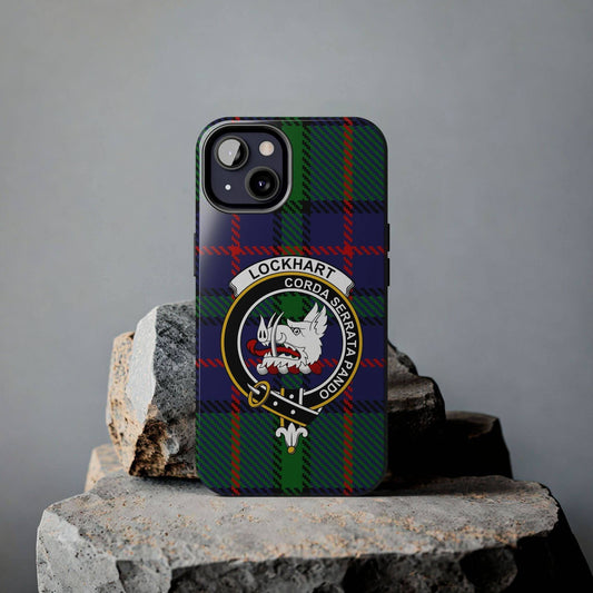 Lockhart Clan Scottish Tartan Cell Phone Case - Celtic Ancestry Gifts