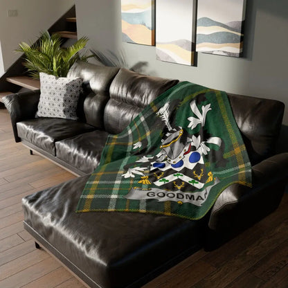 Personalized Goodman Family Crest Design Blanket product