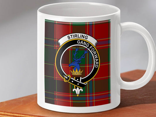 Stirling Gang Forward Plaid Mug Red Black product type