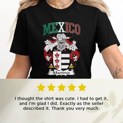 Mexico Martinez Family Crest Heritage T-Shirt product