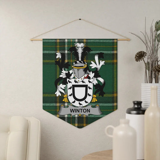 Personalized Winton Family Crest Wall Banner product