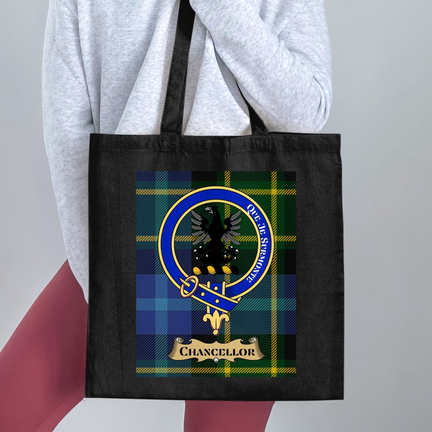 Chancellor Clan Scottish Tartan Tote Bag - Living Stone Gifts