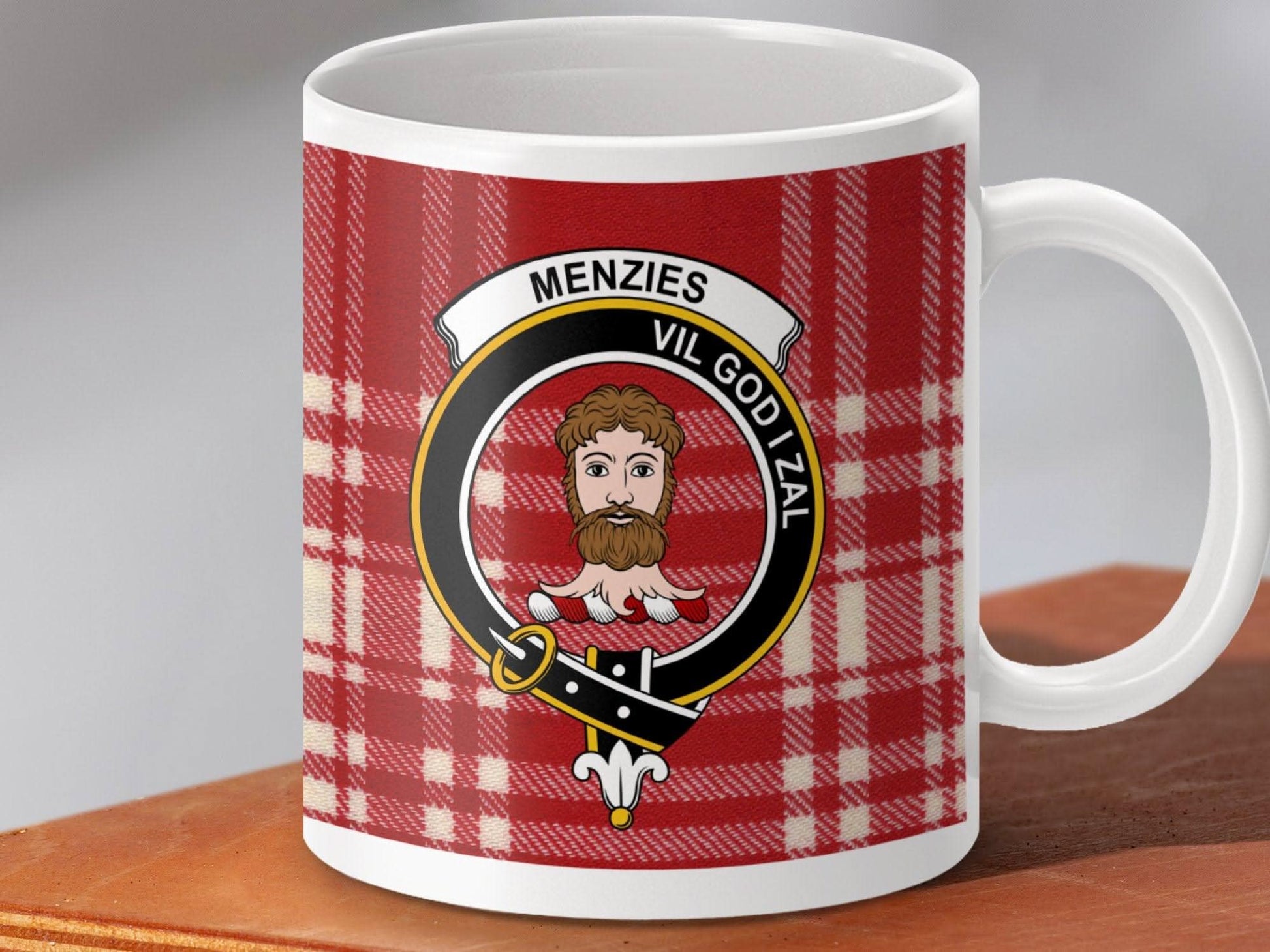 Clan Menzies Scottish Crest Emblem Ceramic Mug product