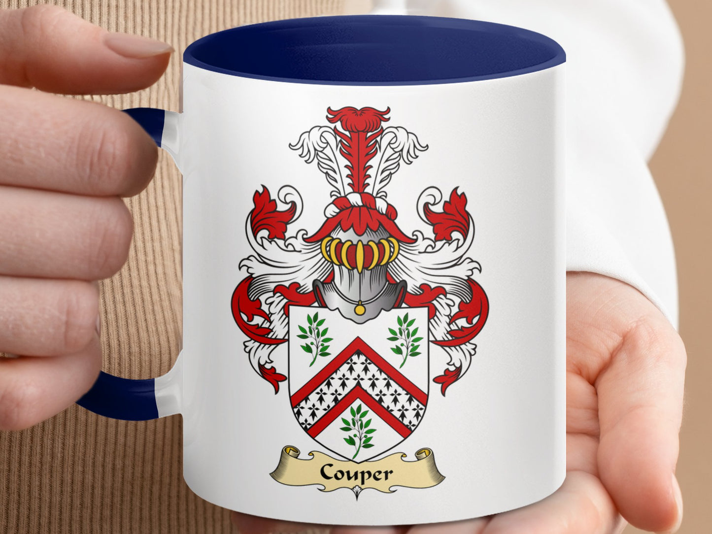 Clan Couper Scottish Clan Accent Coffee Mug - Living Stone Gifts