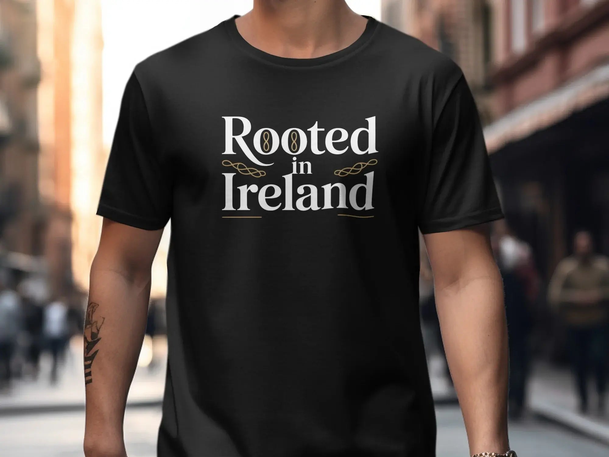 Rooted in Ireland Graphic Printed Shirt Casual Wear