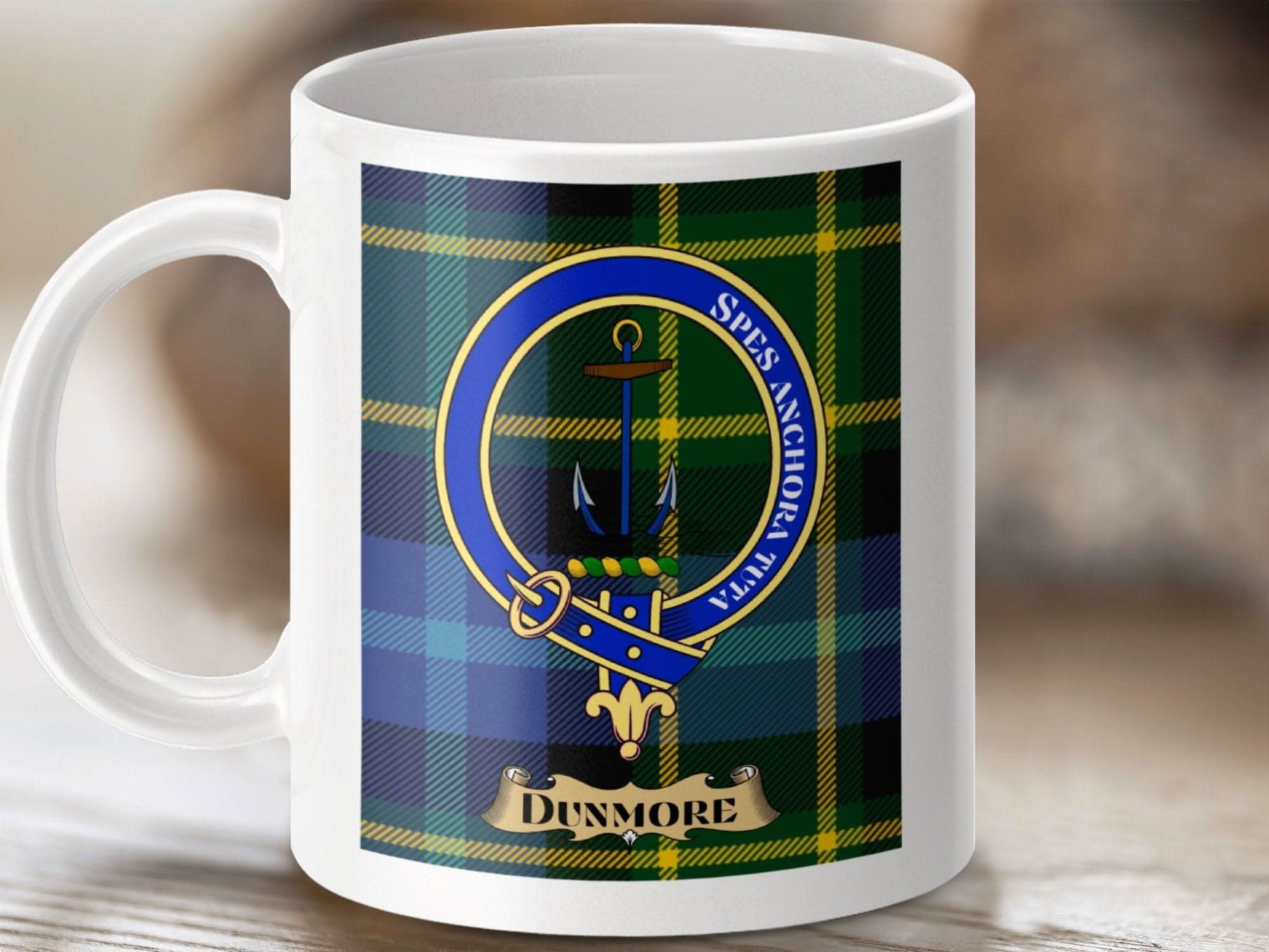 Dunmore Clan Tartan Design Ceramic Coffee Mug product