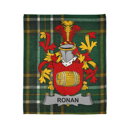 Ronan Plaid Patterned Family Crest Blanket product