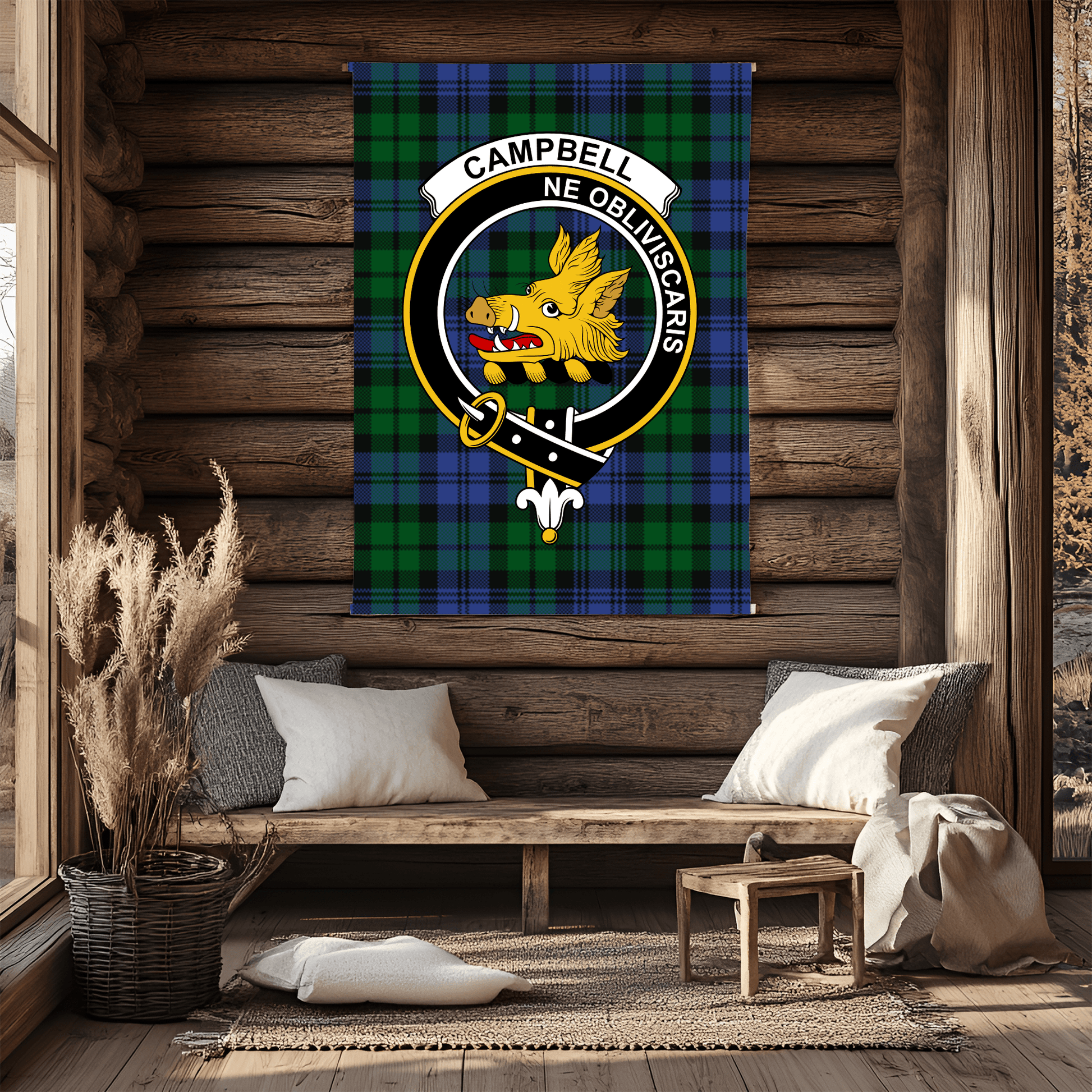 Choose Any Scottish Clan Indoor Wall Tapestry - Celtic Ancestry Gifts
