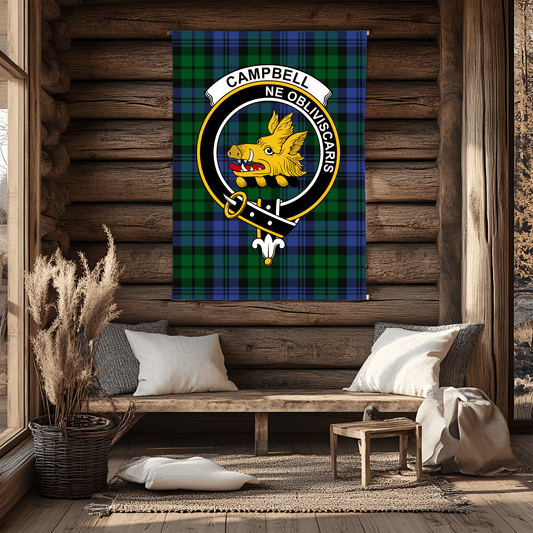 Choose Any Scottish Clan Indoor Wall Tapestry - Celtic Ancestry Gifts