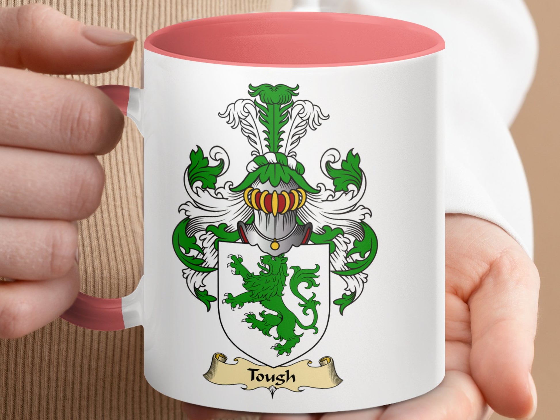 Clan Tovsh Scottish Coat of Arms Mug - Living Stone Gifts